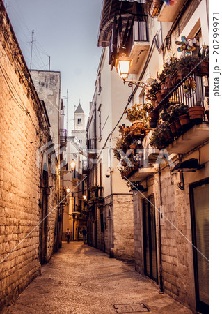 Streets of Bari town in Italy Streets of Bari town in Italy 20299971