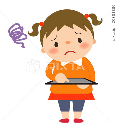 タブレットを持った女の子 タブレットを持った女の子 20301886