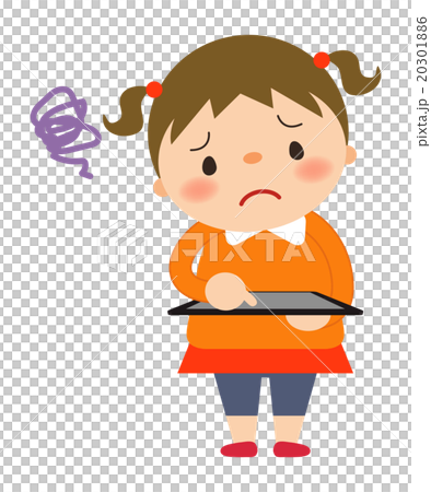 タブレットを持った女の子 タブレットを持った女の子 20301886