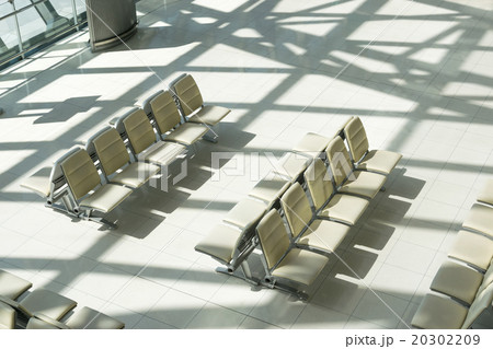 Empty chair for passengers boarding at airports. Empty chair for passengers boarding at airports. 20302209