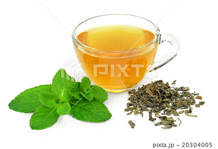 Cup of green tea with mint Cup of green tea with mint 20304005