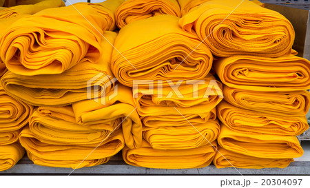 Orange fabric rolls 20304097
