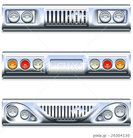Vector Front and Rear Car Part 20304130