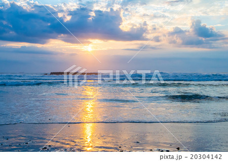 阿児の松原海水浴場 三重県 伊勢志摩の風景 の写真素材