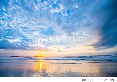 阿児の松原海水浴場 三重県 伊勢志摩の風景 の写真素材