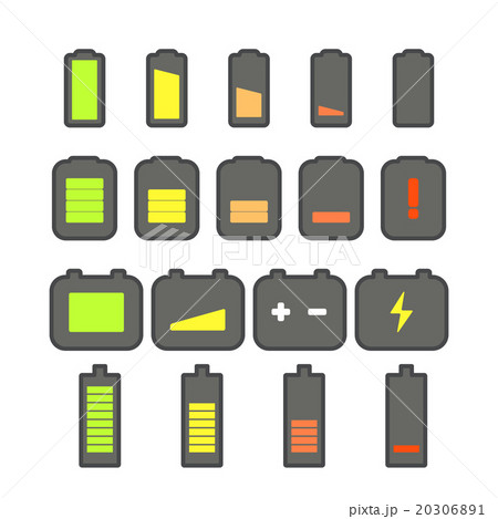 Different accumulator status icons Different accumulator status icons 20306891