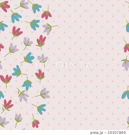 Flower pattern. Spring vector hand-drawn doodle 20307869
