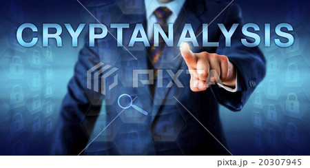 Cryptanalyst Touching CRYPTANALYSIS Onscreen Cryptanalyst Touching CRYPTANALYSIS Onscreen 20307945