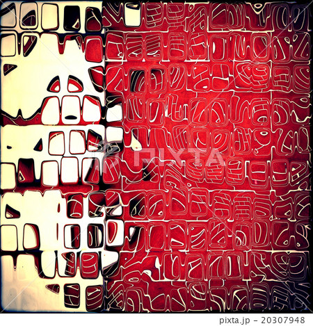 Red and white abstract pattern  20307948