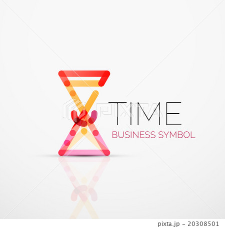 Vector abstract logo idea, time concept or clock Vector abstract logo idea, time concept or clock 20308501