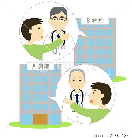 病院を掛け持ちする男性 20309188