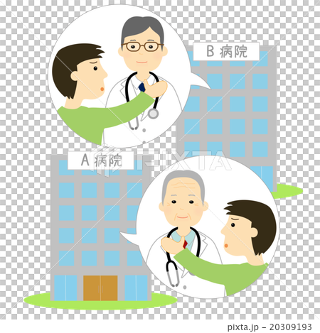 病院を掛け持ちする男性 20309193