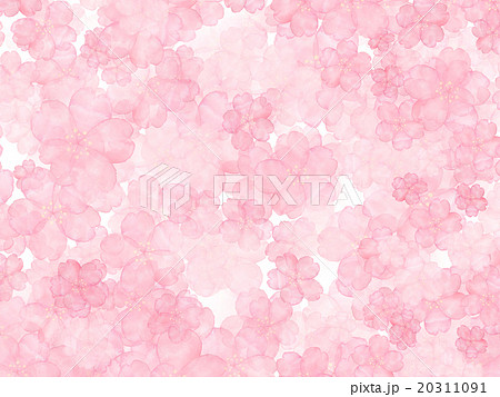 桜 模様 日本の春 和 手書き 水彩 壁紙 背景素材 背景イラスト 春の花 バックグラウンド 模様のイラスト素材 20311091 Pixta