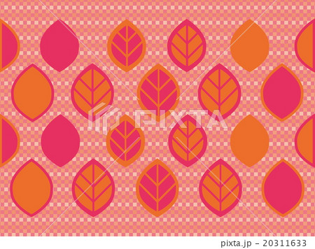 葉っぱ 格子 葉っぱ 格子 20311633