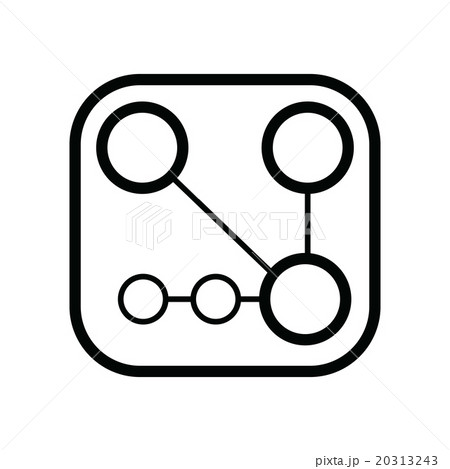 Circuit board, technology icon line 20313243