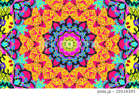 Bright multi-colored untidy pattern Bright multi-colored untidy pattern 20316365