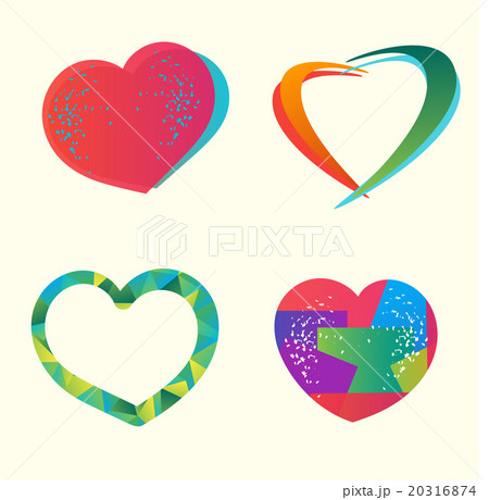 Vector hearts set.  20316874
