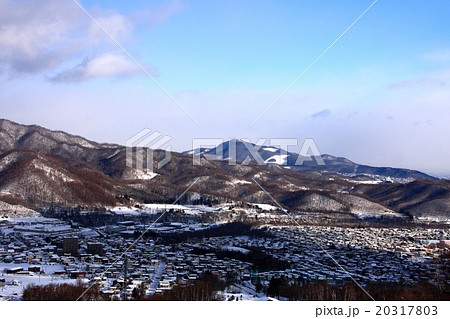 豊栄山から見る札幌南部の街並み 20317803