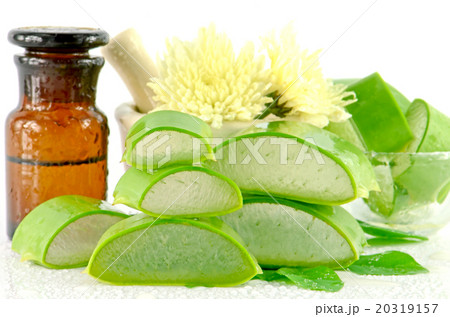 Aloe vera hair and facial treatment ingredients. Aloe vera hair and facial treatment ingredients. 20319157
