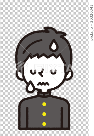 Men's junior high school students [Simple character series] 20320343