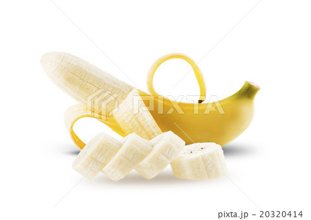 Fresh Banana On White Background Fresh Banana On White Background 20320414
