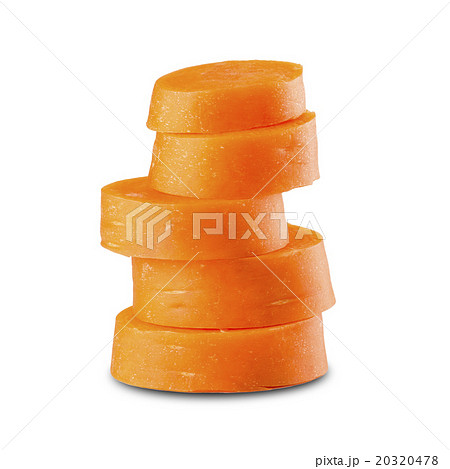 Fresh Carrot on White Background Fresh Carrot on White Background 20320478