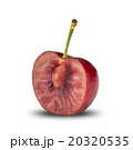 Fresh Cherry On White Background 20320535