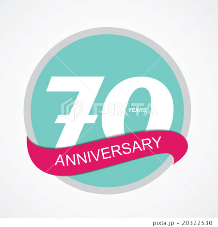 Template Logo 70 Anniversary Vector Illustration 20322530