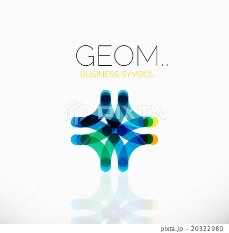 Logo, linear abstract geometric icon Logo, linear abstract geometric icon 20322980