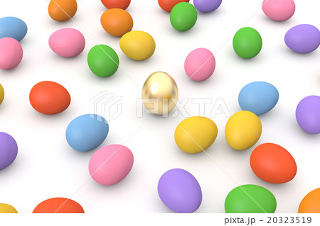 金のたまご と カラフルなたまご 金のたまご と カラフルなたまご 20323519