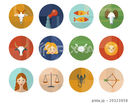 Set of Astrological Zodiac Symbols. Horoscope. Set of Astrological Zodiac Symbols. Horoscope. 20323958