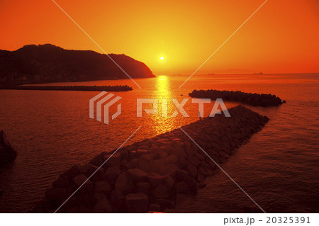 和歌浦湾落日 20325391
