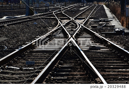線路の分岐器 線路の分岐器 20329488