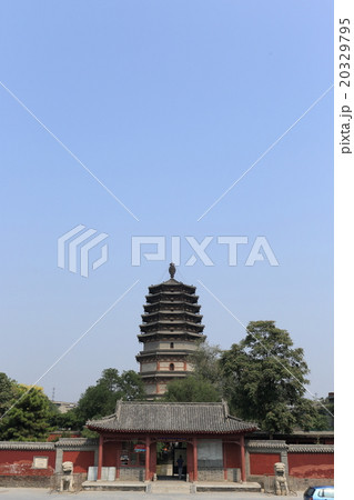 中国　正定県　天寧寺　凌霄塔 20329795
