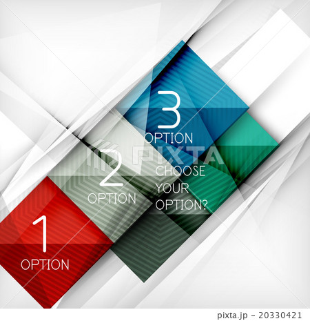 Square abstract background with option elements Square abstract background with option elements 20330421