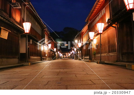 金沢東茶屋町夜景 金沢東茶屋町夜景 20330947