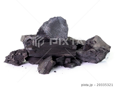 Coal on white background 20335321