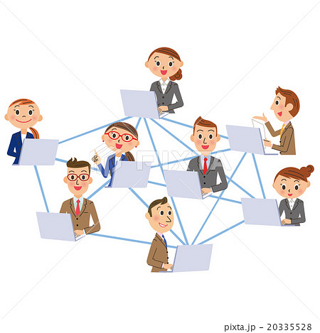 ネットワークと会社員 ネットワークと会社員 20335528