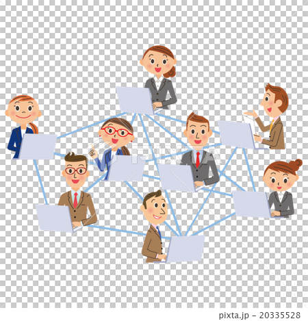 ネットワークと会社員 ネットワークと会社員 20335528