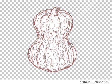 鹿ケ谷かぼちゃ(線画) 鹿ケ谷かぼちゃ(線画) 20335859