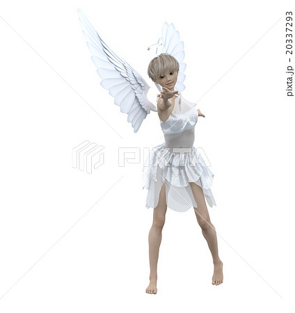 可愛い天使 Perming 3dcgイラスト素材のイラスト素材