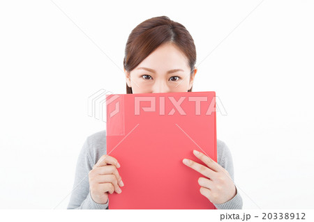 ファイルを持つ若い女性 ファイルを持つ若い女性 20338912