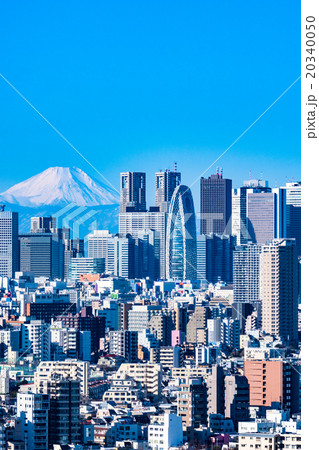 富士山+東京都市風景 富士山+東京都市風景 20340050