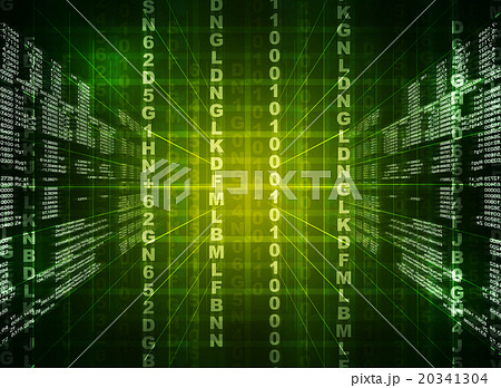 Green binary code on black Green binary code on black 20341304