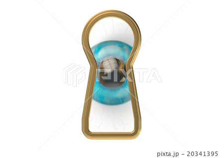 Keyhole with eye 20341395