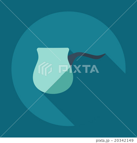Flat modern design with shadow icons coffee maker Flat modern design with shadow icons coffee maker 20342149