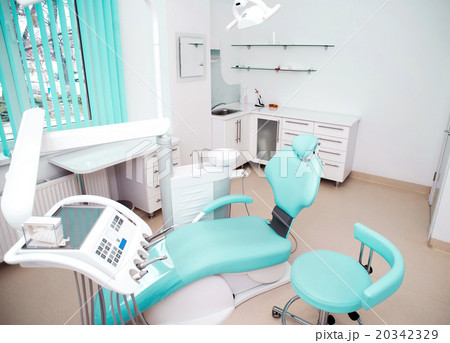 dental clinic interior design with chair and tools 20342329