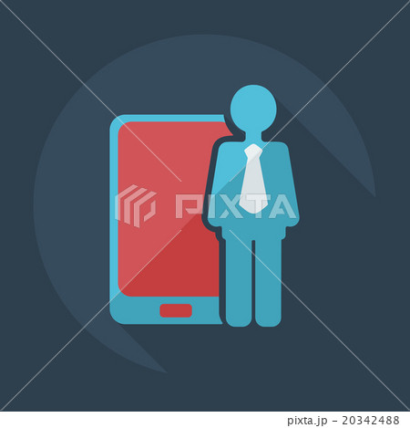 Flat modern design with shadow icons business icon 20342488