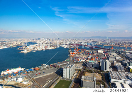 大阪港 - 大阪府咲洲庁舎展望台 大阪港 - 大阪府咲洲庁舎展望台 20343924