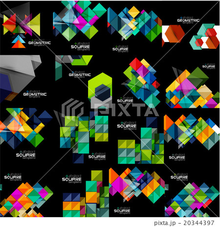 Collection of geometric banners Collection of geometric banners 20344397